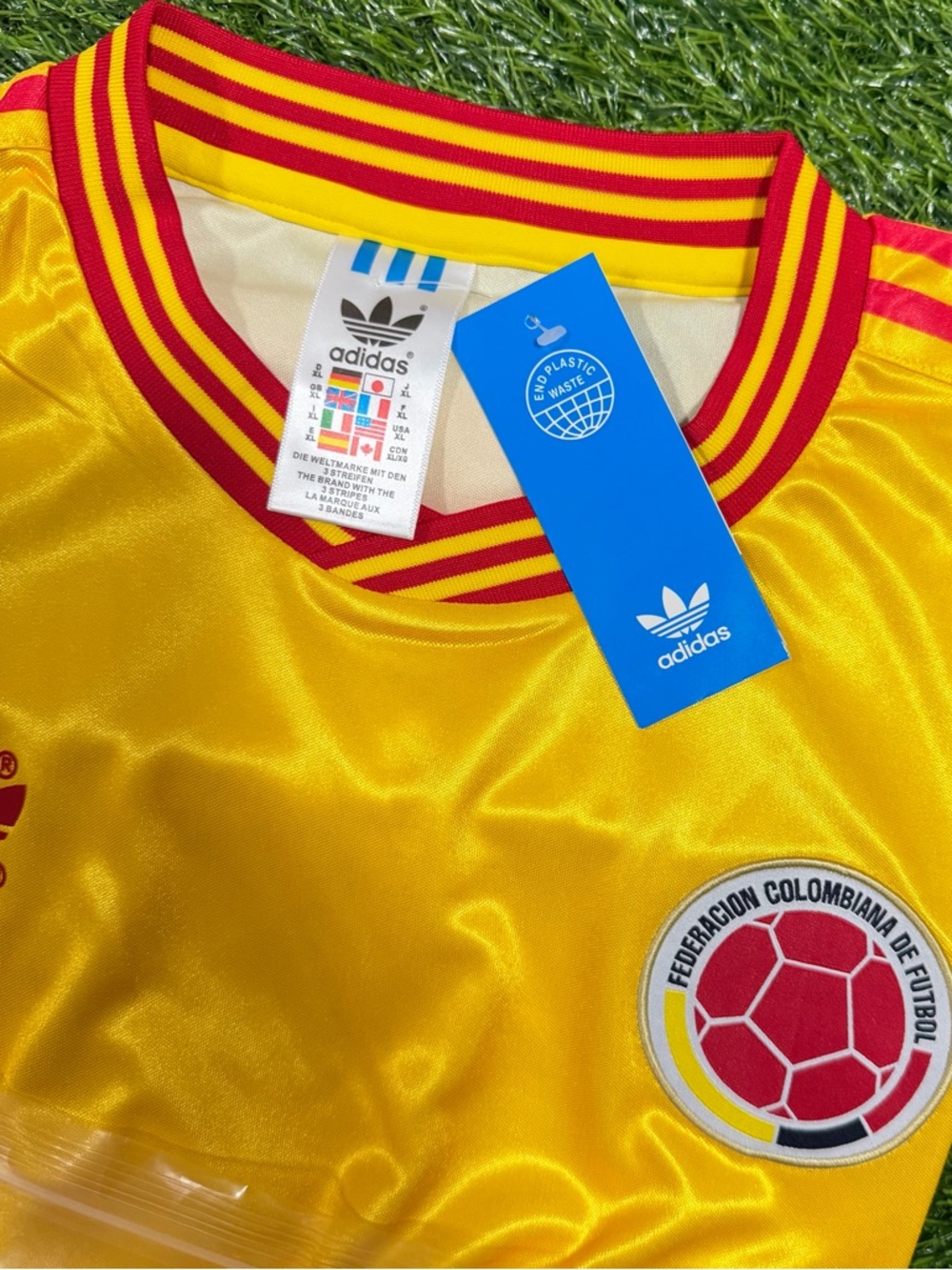 ⚽️ COLOMBIA🏆🇨🇴 team jersey retro player soccer seleccion futbol World Cup size M - Picture 8 of 14